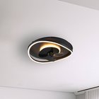 LED-tuuletin Sortland, DC, hiljainen, 50 cm, CCT, kaukosäädin