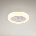 LED-tuuletin Mora, DC, hiljainen, Ø 45 cm, CCT, kaukosäädin