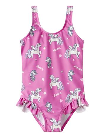 name it Nmfzenia Swimsuit - Pink - 110-116