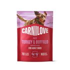 Carnilove Dog Pouch Paté Turkey & Buffalo with Rose Petals 300g