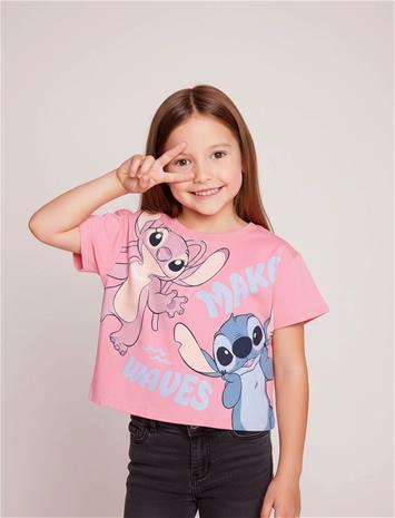 Lilo & Stitch Tshirt - Pink - 128