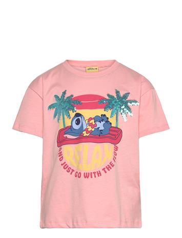 Lilo & Stitch Tshirt - Pink - 128