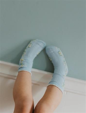 minipop Mpopmelda Bamboo Sock - Blue - 35/38Y