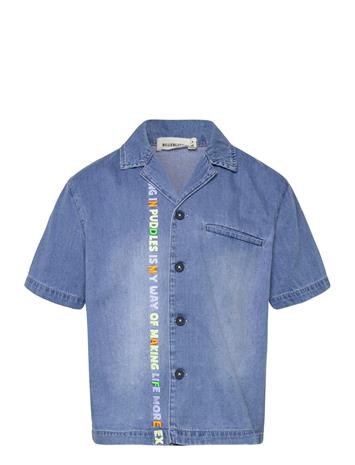 Billieblush Short Sleeve Shirt - Blue - 152