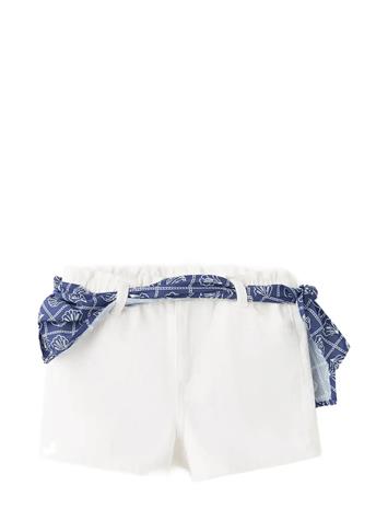 Mango Scarf Detail Multi-Position Shorts - White - 13-14
