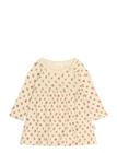 Petit Piao Ppdea L_S Body Dress Fold Nb - Cream - 74