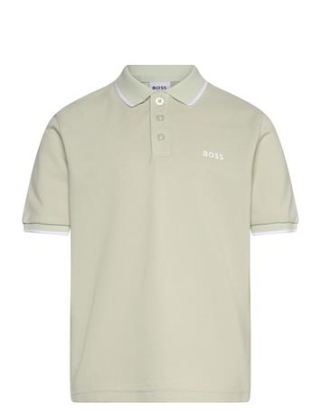 BOSS Short Sleeve Polo - Green - 176