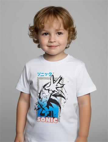 Sonic Tshirt - White - 152