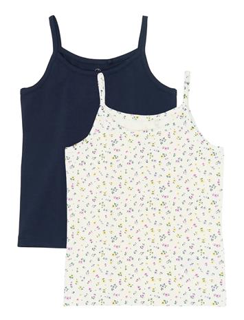 The New Tnthe New Strap Top 2-Pack - Navy - 134/140