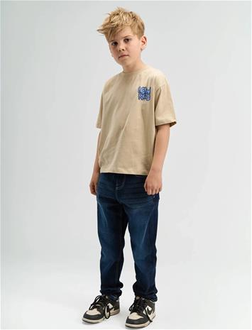 The New Tnscott Os S_S Tee - Beige - 158/164