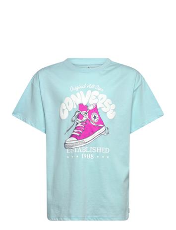 Converse Cnvg Sneaker Graphic Bf Tee - Blue - 163/175