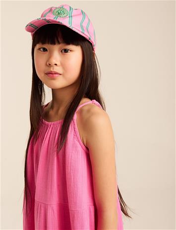 TUMBLE 'N DRY Tnd Stripe Cap - Pink - ONE SIZE