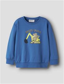 name it Nmmvildar Ls Nreg Sweat Unb - Blue - 116