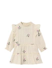 Fliink Dobby Ss Rose Embr Blouse - Cream - 122