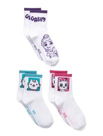 Gabby's Dollhouse Socks - White - 23/26