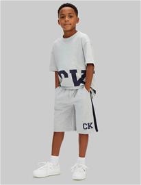Calvin Klein Varsity Relaxed Shorts - Grey - 170 x 16