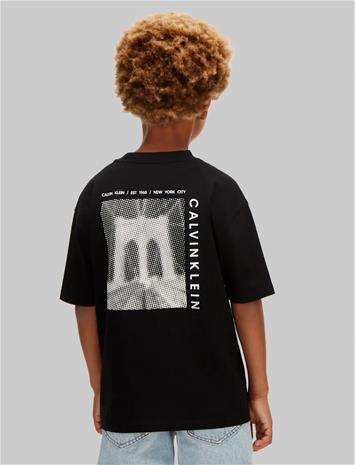 Calvin Klein Bridge Ss T-Shirt - Black - 170 x 16