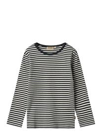 Wheat T-Shirt L/S Stig - Navy - 152