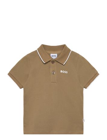 BOSS Short Sleeve Polo - Brown - 94
