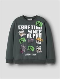 name it Nkmjet Minecraft Nreg Sweat Unb Bfu - Grey - 146-152