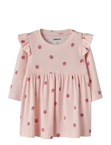 name it Nbffoapple Ls Dress - Pink - 86