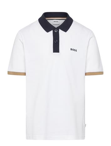 BOSS Short Sleeve Polo - White - 164