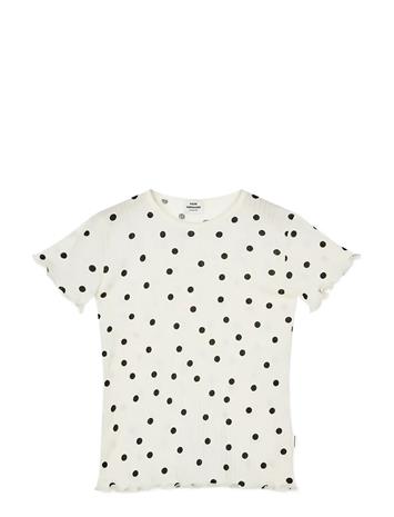 Mads Nørgaard Pointella Trixina Tee Aop - White - 164