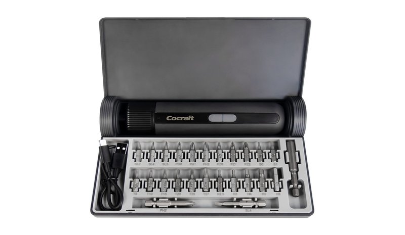 Cocraft BSL-01 Sähköinen ruuvimeisseli 22 kärjellä, 5 V – kuva 1/5