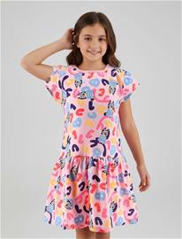 Bluey Dress - Pink - 116