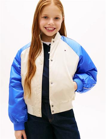 Tommy Hilfiger Bomber Varisty Colorblock - Blue - 176
