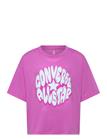 Converse Cnvg Bubble Graphic Boxy Tee - Pink - 163/175