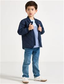 Lindex Quilted Jacket - Blue - 128