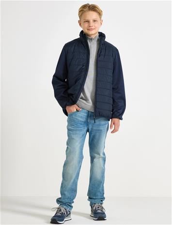 Lindex Water Repellent Lightly Padded Jacket - Navy - 158