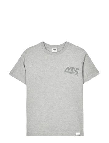 Mads Nørgaard Printed Tee Thorlino Logo Tee - Grey - 164