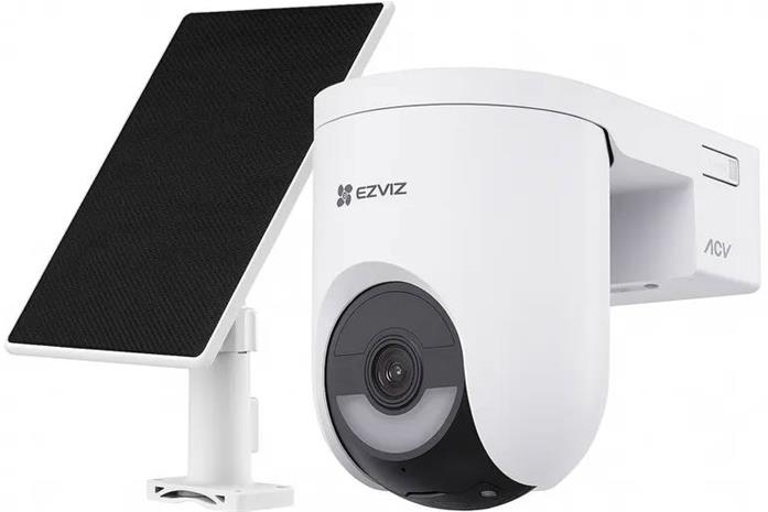 EzViz HB8 Lite 2K+ Kit valvontakamera + aurinkopaneeli