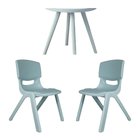 Oscar - Kids Table + 2 x Chair â€“ Pastel Blue Set
