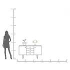 KARE Soft Shape koriste-esine, leveä muoto, valkoinen, valettu kivi