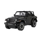Radio-ohjattava RC-auto Jeep Wrangler Rubicon RASTAR 5xAA + 2xAA musta