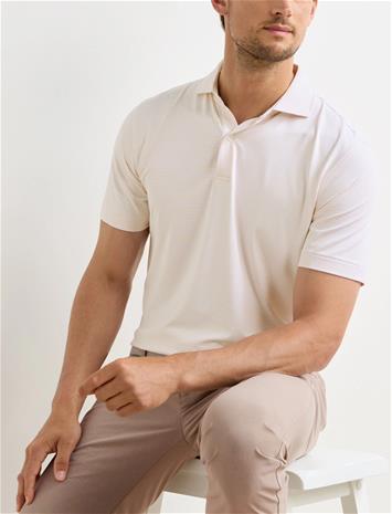 Peter Millar Ballad Performance Jersey Polo - Edwin Spread Coll - Multi/patterned - XXL