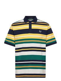 Fred Perry Striped Relaxed Polo - Multi/patterned - XL