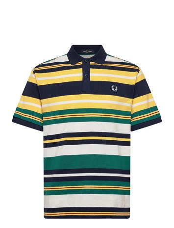 Fred Perry Striped Relaxed Polo - Multi/patterned - XL