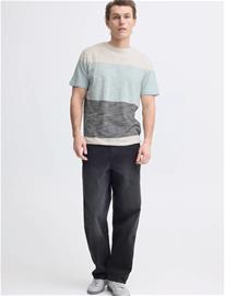 Blend Bhkeith Block S/S Tee - Blue - XXL