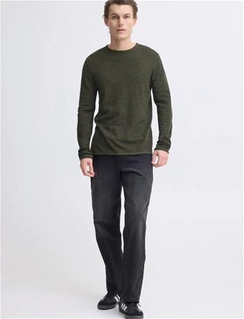Blend Bhbror Pullover - Khaki green - XXXL
