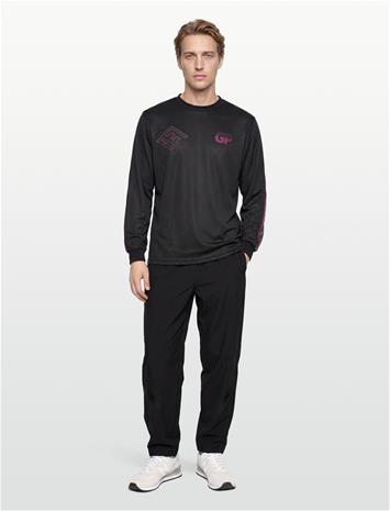 Garment Project Technical Long Sleeved Tee - Black - Black - XL