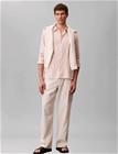 Calvin Klein Ls Solid Linen Classic Shirt - Pink - XXL