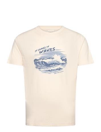 GANT Graphic Ss Tshirt - White - XXXL