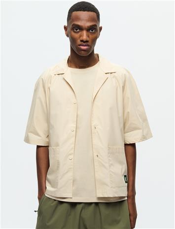 DOUBLE A BY W.W. Wwmumphry Tops Shirts Short-sleeved Shirts Black DOUBLE A BY W.W.