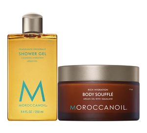 Moroccanoil Bundle Shower Gel 250 ml & Body Soufflé 200 ml