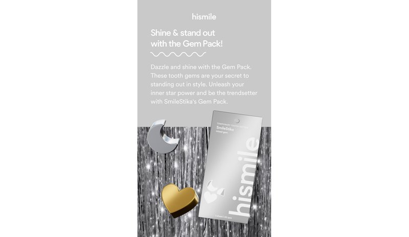 Hismile SmileStika Mixed Gem Pack