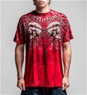 Affliction - Collapse S/S Tee - T-paita - Miehet - Punainen